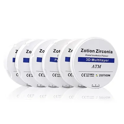 3D Multilayer Preshade Ceramic Zirconia Strain