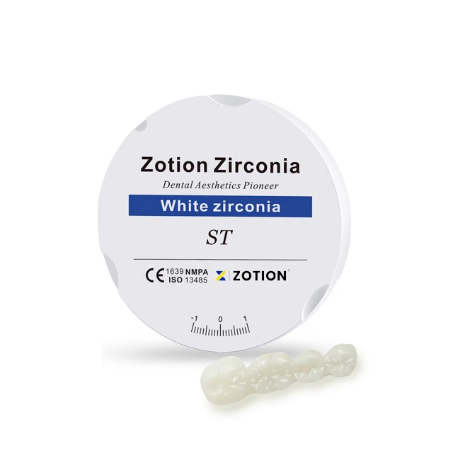 White/Monolayer/Multilayer Zirconia Ceramic Disc